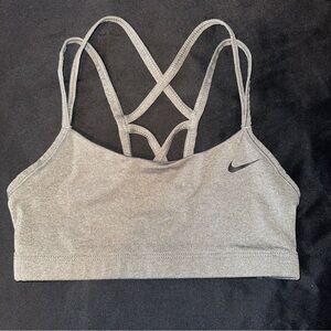 Gray Nike Sports Bra